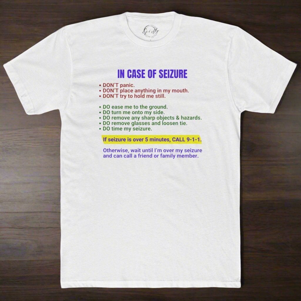 Seizure First Aid Unisex Cotton Crew Tee