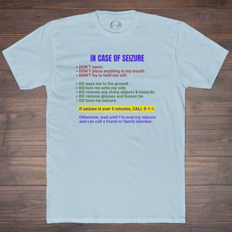Seizure First Aid Unisex Cotton Crew Tee