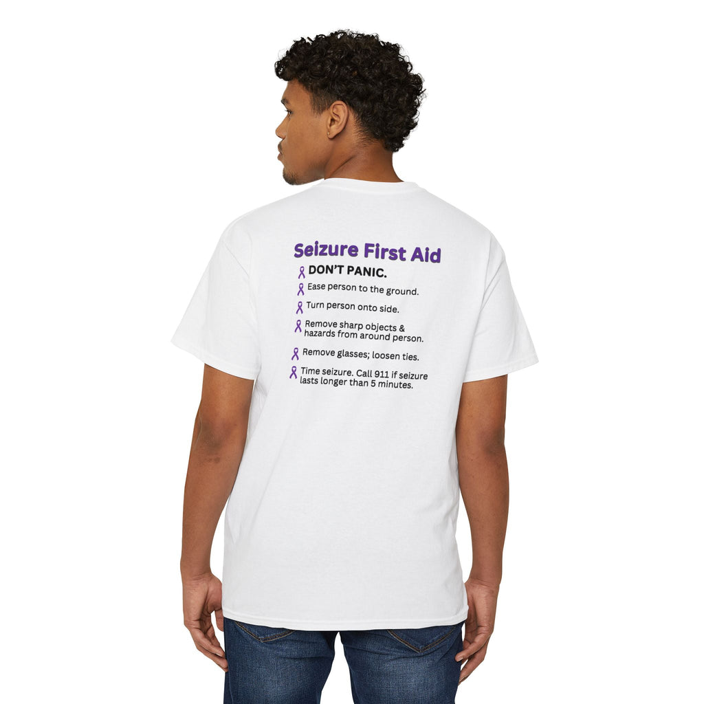 Seizure First Aid Unisex Heavy Cotton Pocket Tee