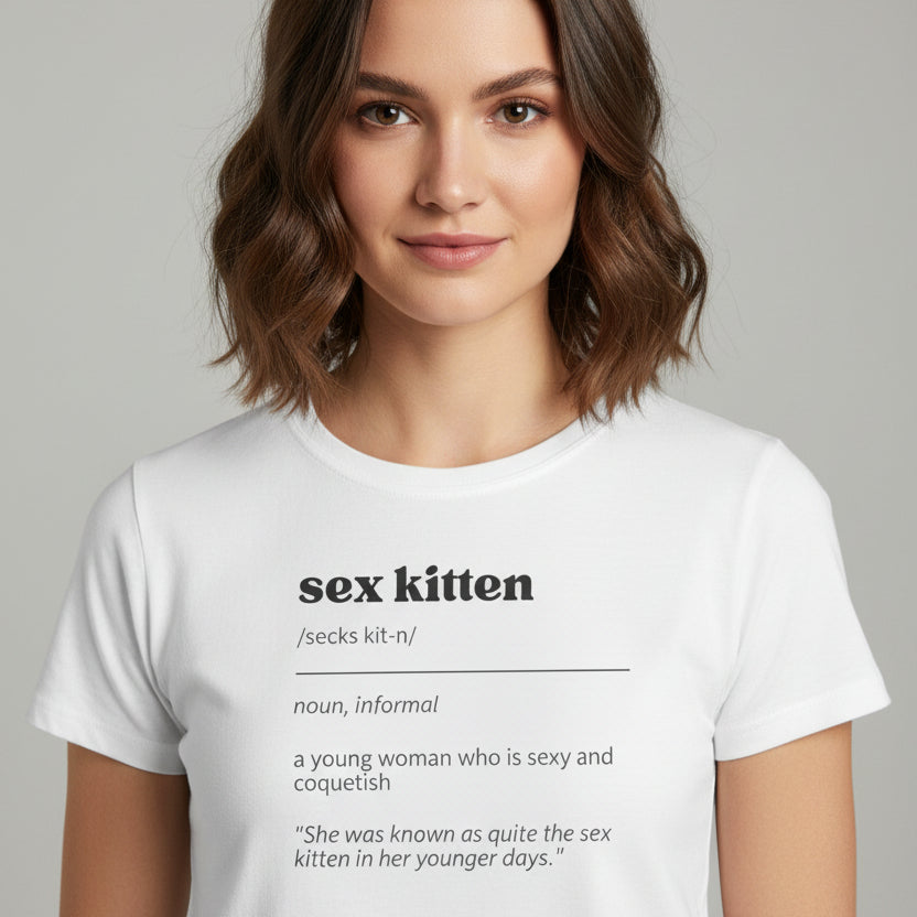 Sex Kitten Definition Women's Softstyle Tee