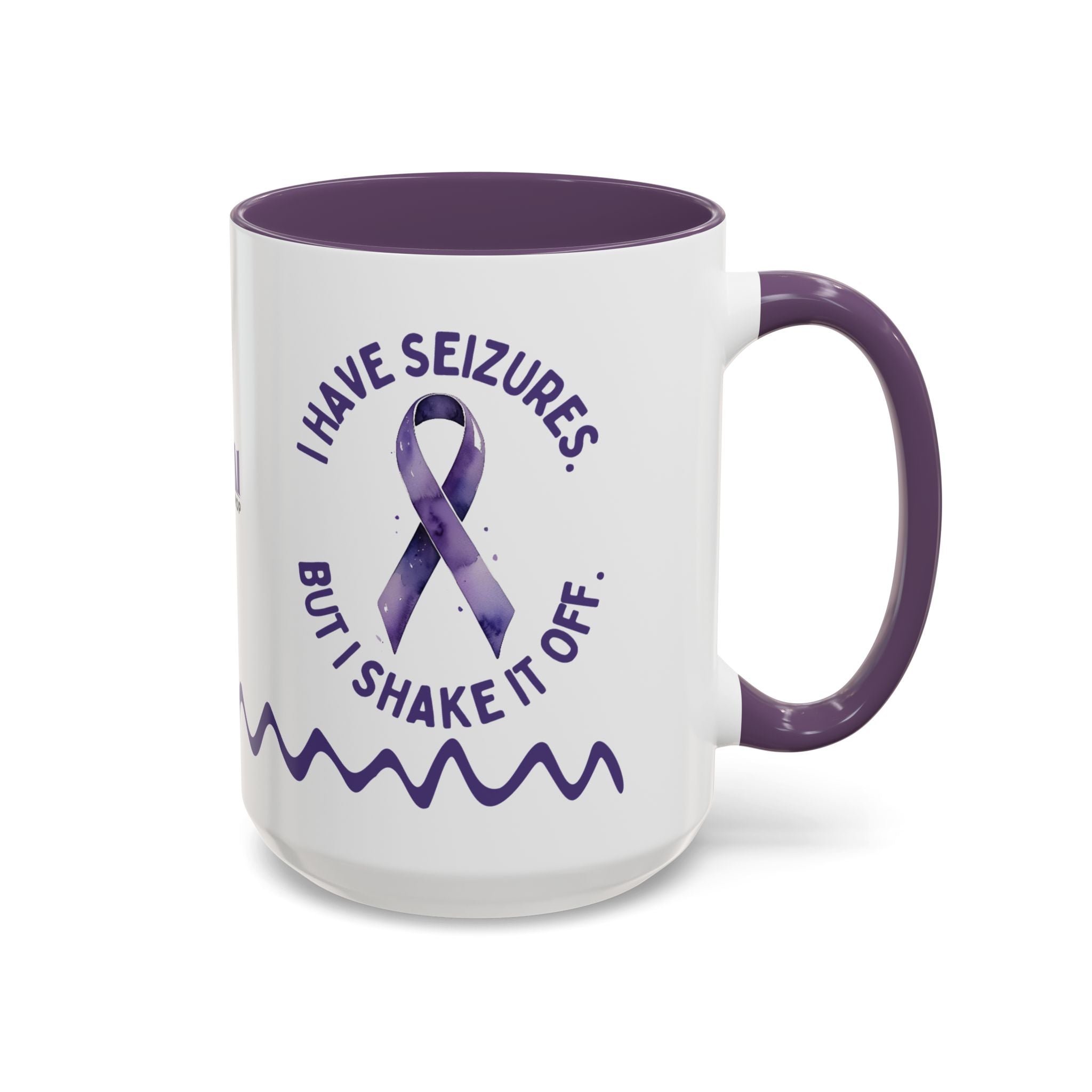Shake It Off Coffee Cup for Epilepsy Awareness
