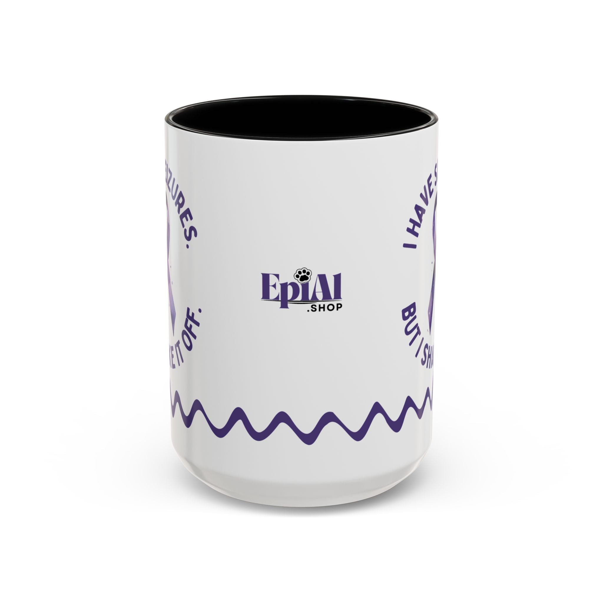 Shake It Off Coffee Cup for Epilepsy Awareness