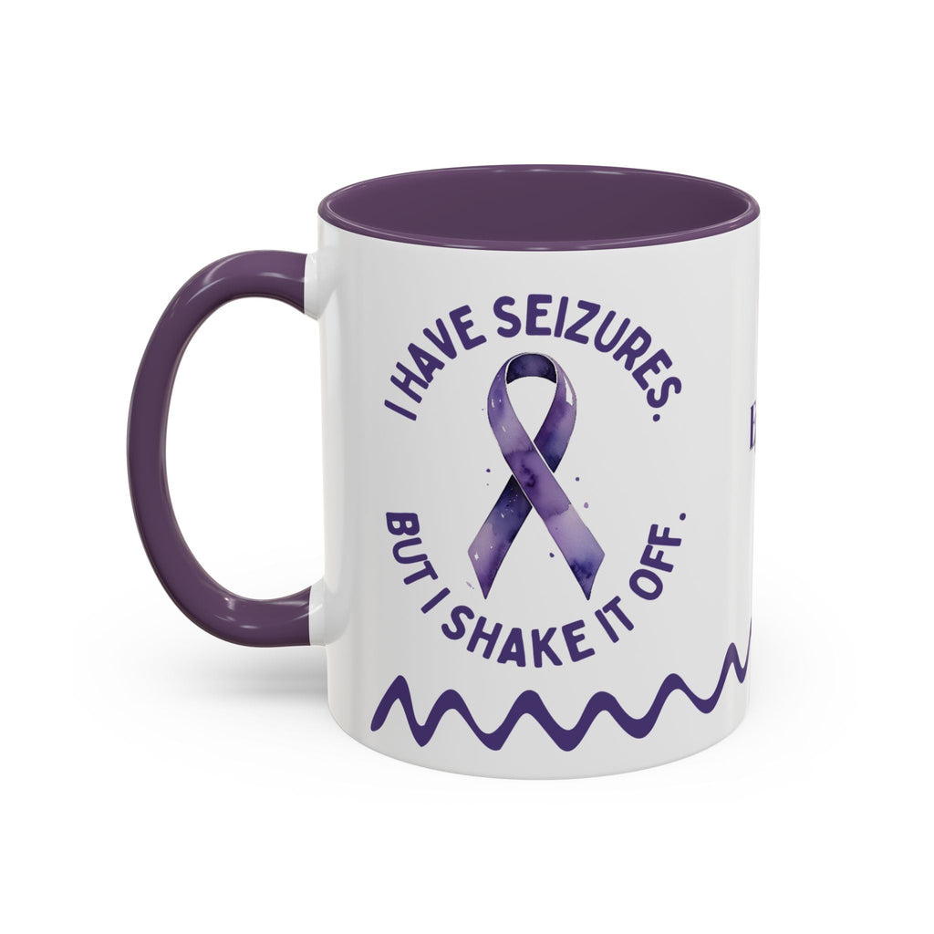 Shake It Off Coffee Cup for Epilepsy Awareness