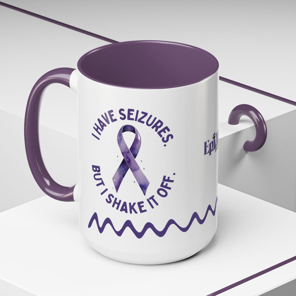 Shake It Off Coffee Cup for Epilepsy Awareness