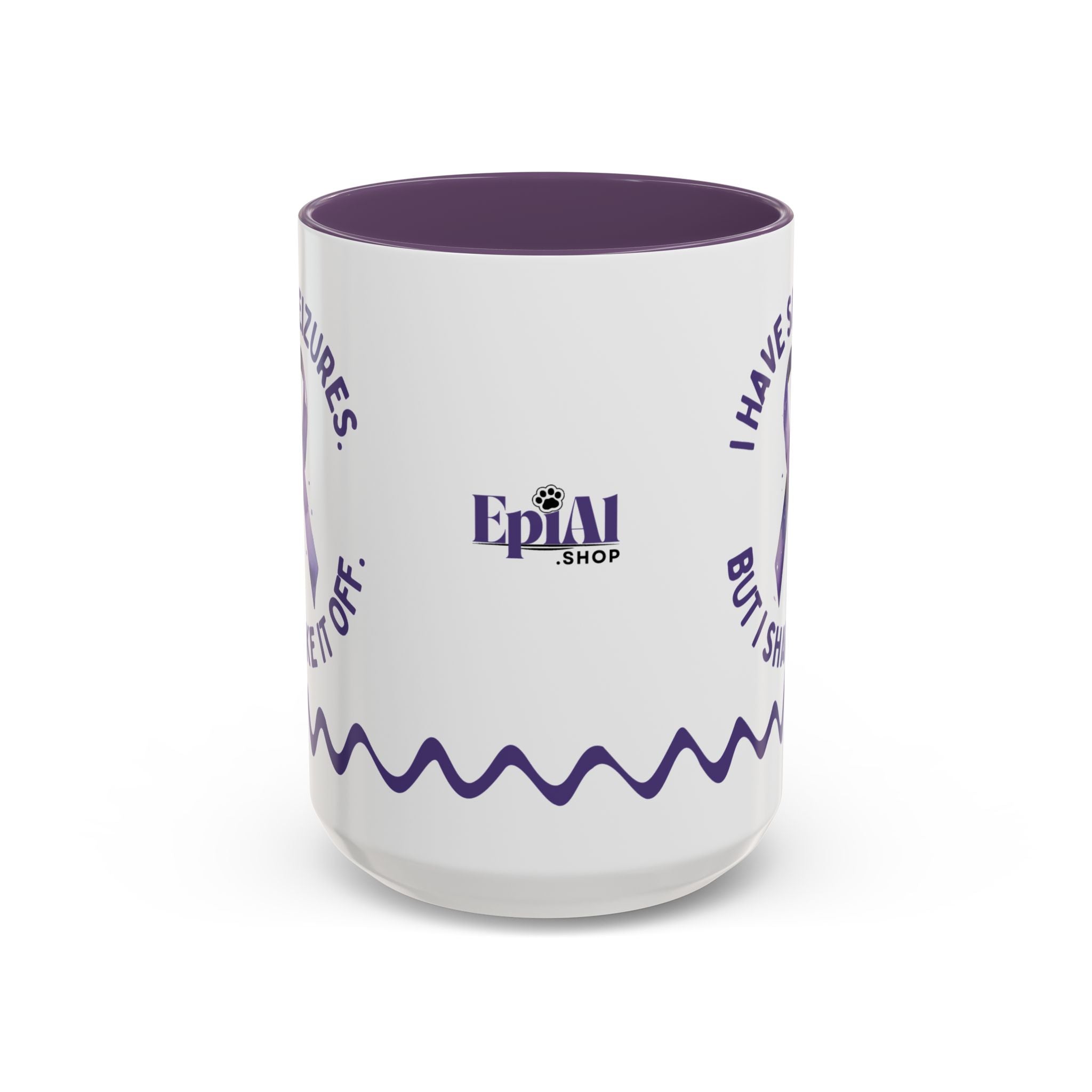 Shake It Off Coffee Cup for Epilepsy Awareness