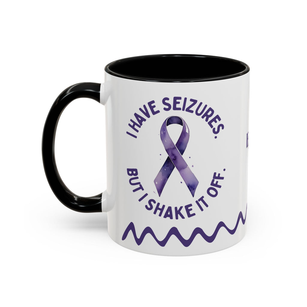 Shake It Off Coffee Cup for Epilepsy Awareness