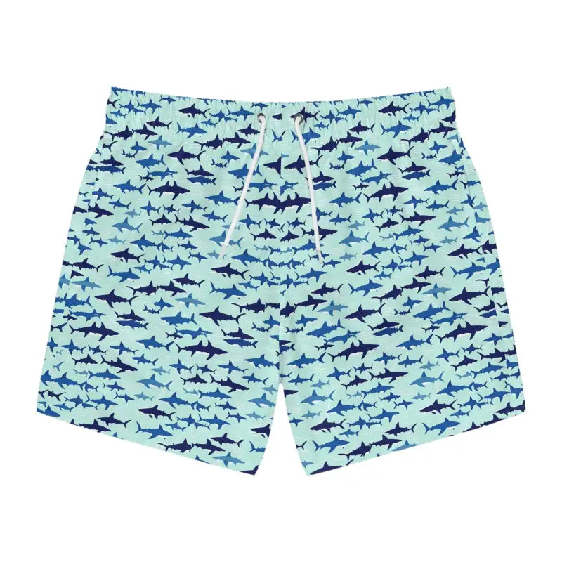 Ocean State Styles Oceanshore Shark Pattern Swim Trunks