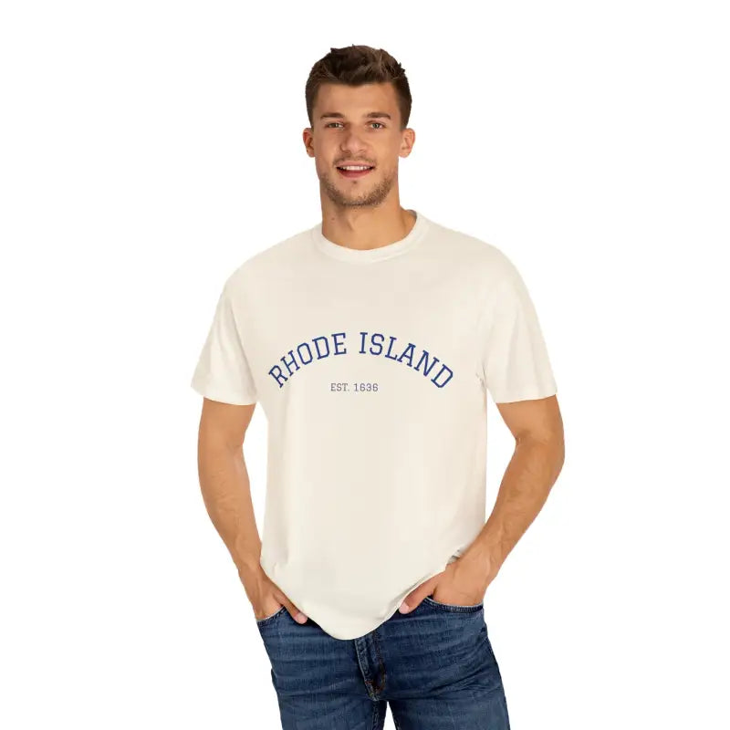 Ocean State Styles T Shirt Block Island 1661 Coastal Tee