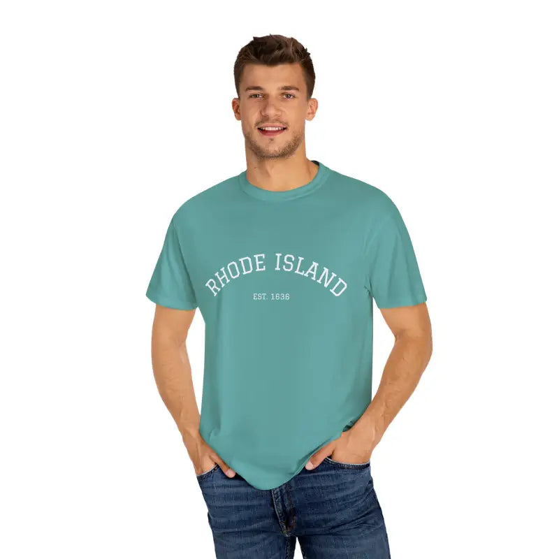 Ocean State Styles T Shirt Block Island 1661 Coastal Tee
