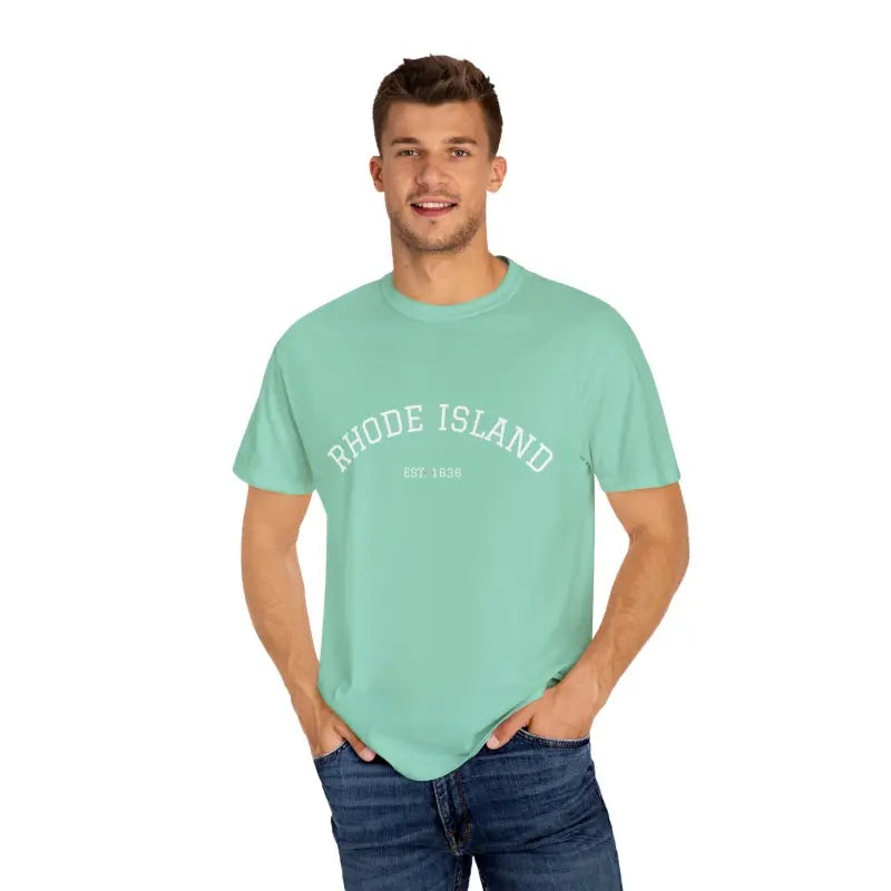 Ocean State Styles T Shirt Block Island 1661 Coastal Tee
