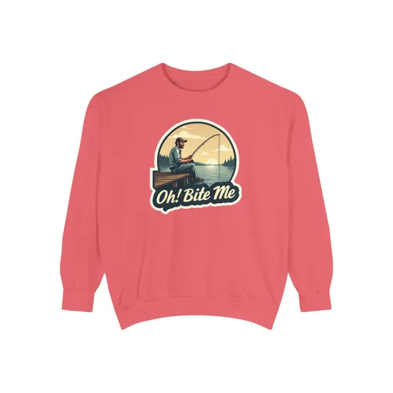 Ocean State Styles Sweatshirt Sitting On The Dock Bite Me