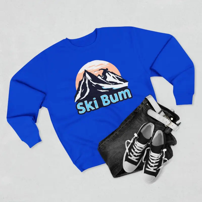 Ocean State Styles Sweatshirt Ski Bum Mountain Graphic