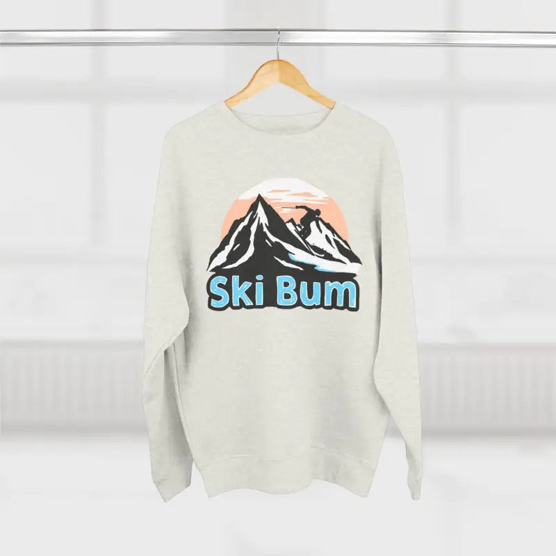 Ocean State Styles Sweatshirt Ski Bum Mountain Graphic