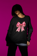 Skull Coquette Bow Crewneck Sweatshirt
