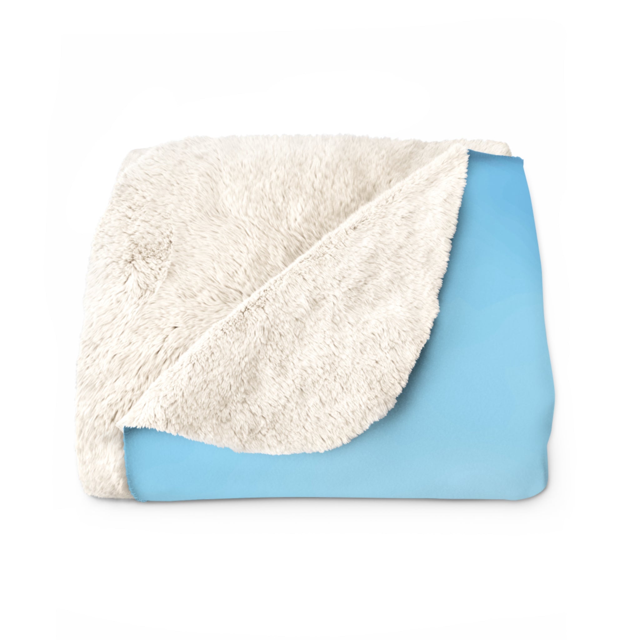 Sky & Sand Paw Print Sherpa Fleece Blanket - Cozy Pet Lover Gift