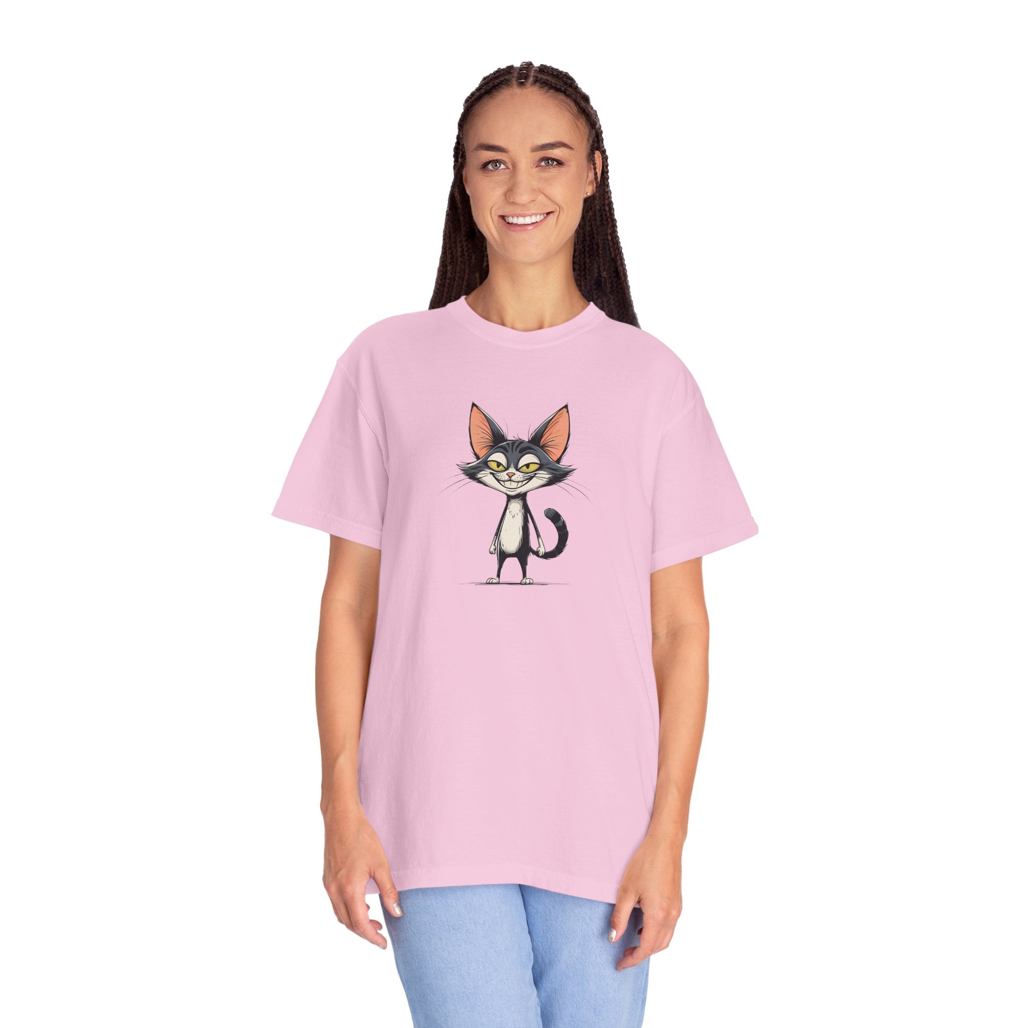Smiling Cat Unisex T-Shirt | Funny Cat Tee