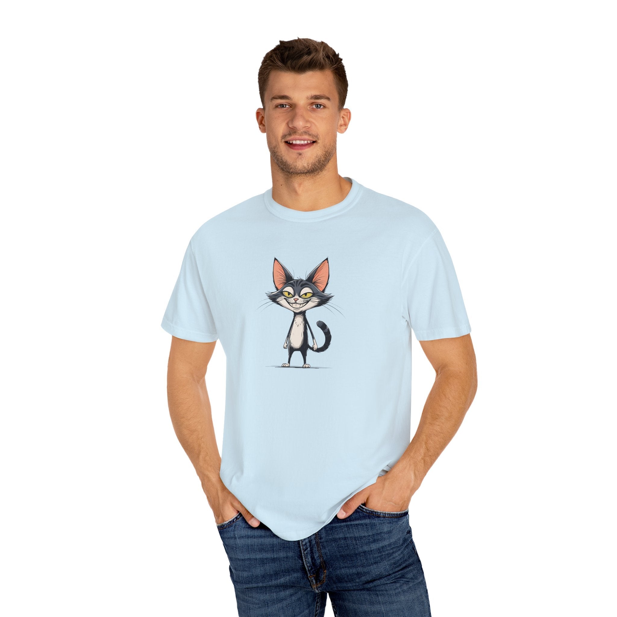 Smiling Cat Unisex T-Shirt | Funny Cat Tee