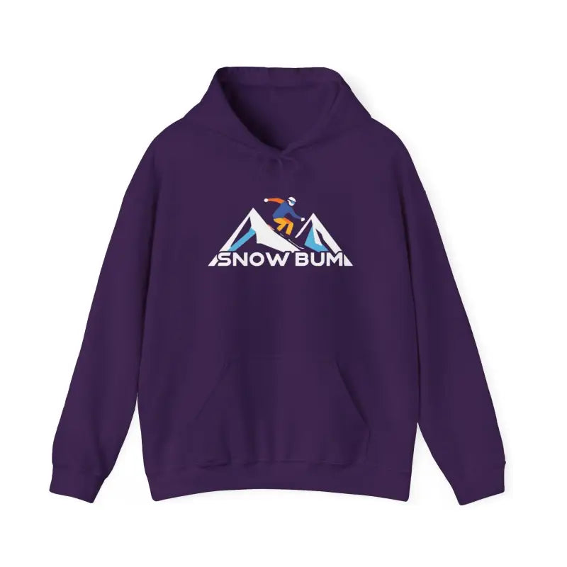 Ocean State Styles Hoodie Snow Bum Skiing Winter Warmth
