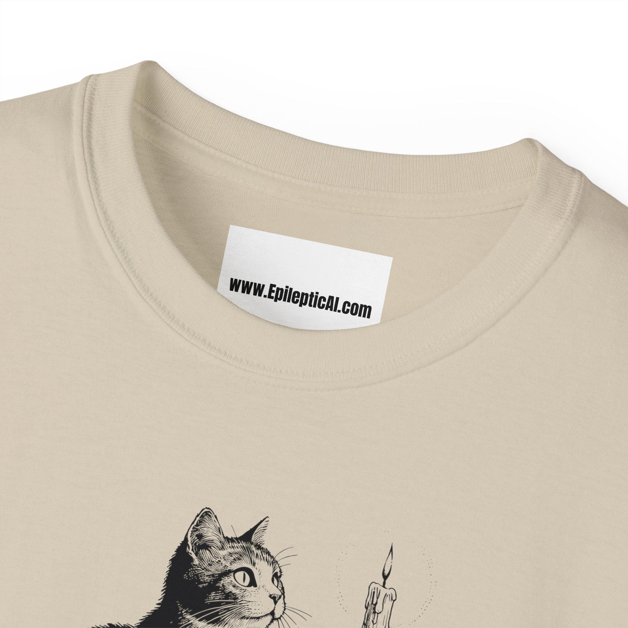 Something Wicked This Way Comes Cat Shirt – Gothic Cat Unisex Ultra Cotton Tee