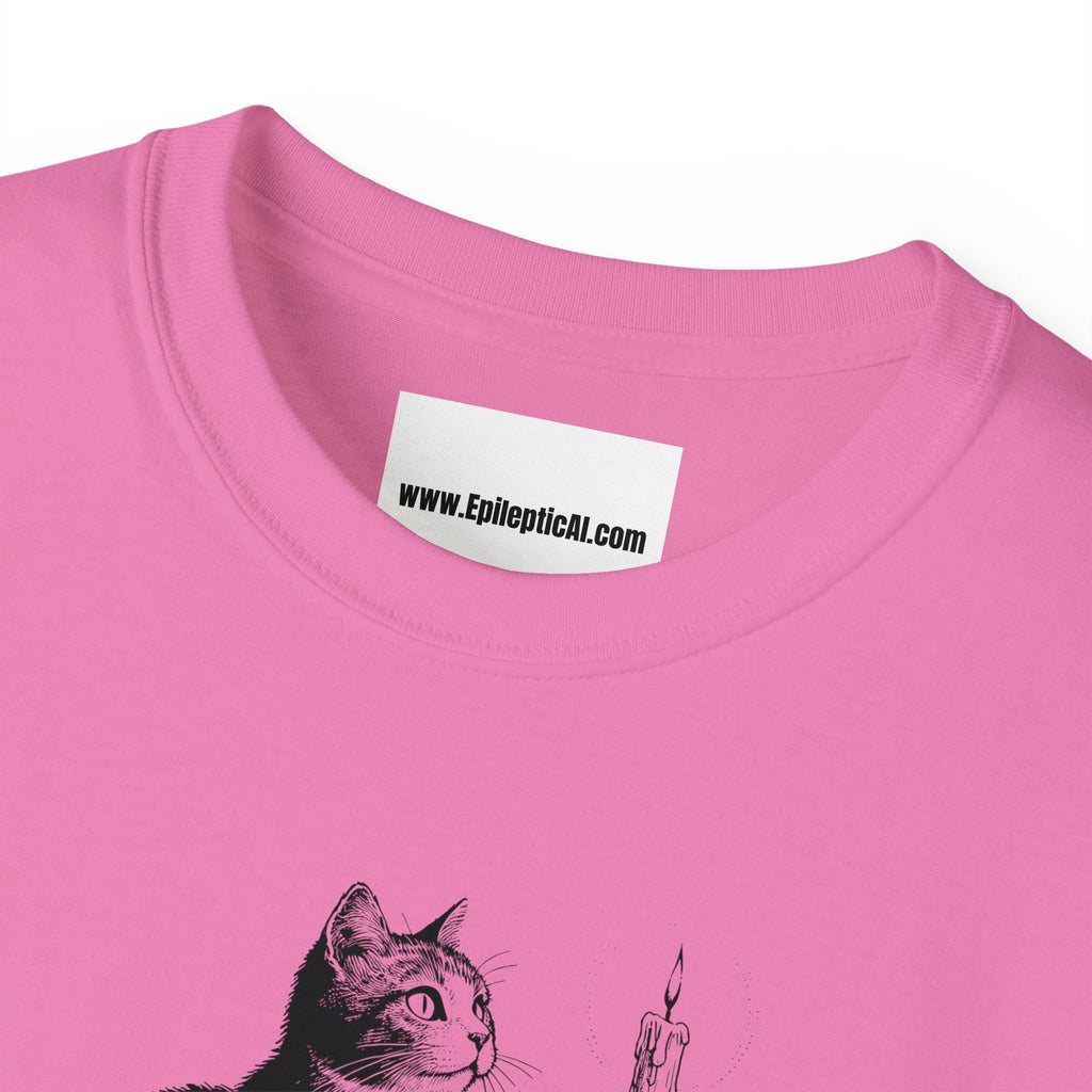 Something Wicked This Way Comes Cat Shirt – Gothic Cat Unisex Ultra Cotton Tee