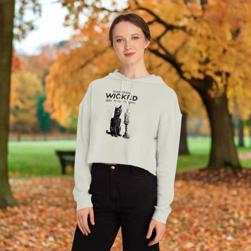Something Wicked Women's Cropped Hooded Sweatshirt
