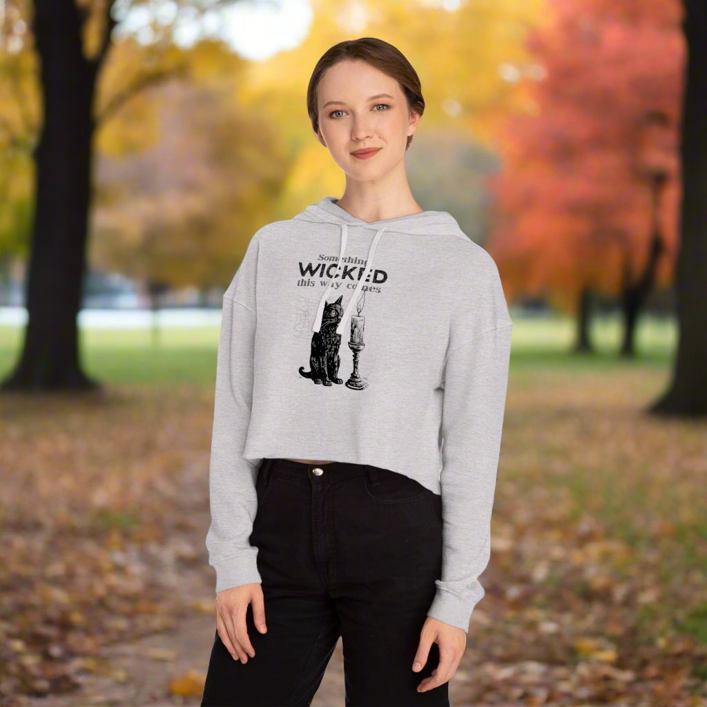 Something Wicked Women's Cropped Hooded Sweatshirt