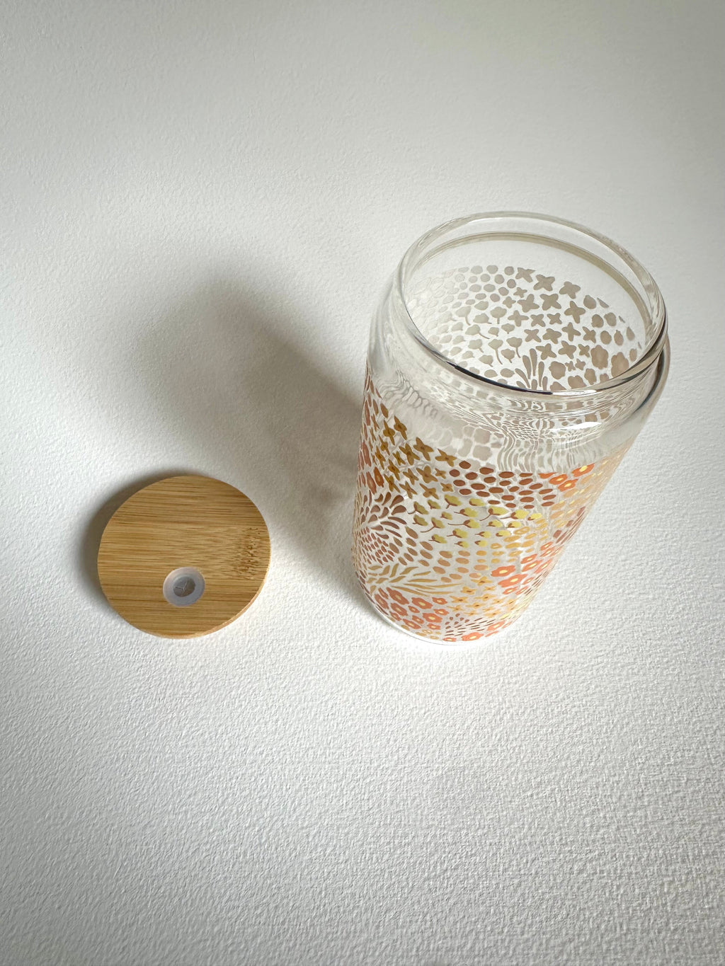Special Edition: Autumn Floral 16oz. Glass Cup