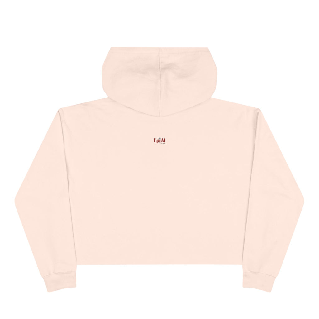 Spooky Cat Crop Hoodie for Women