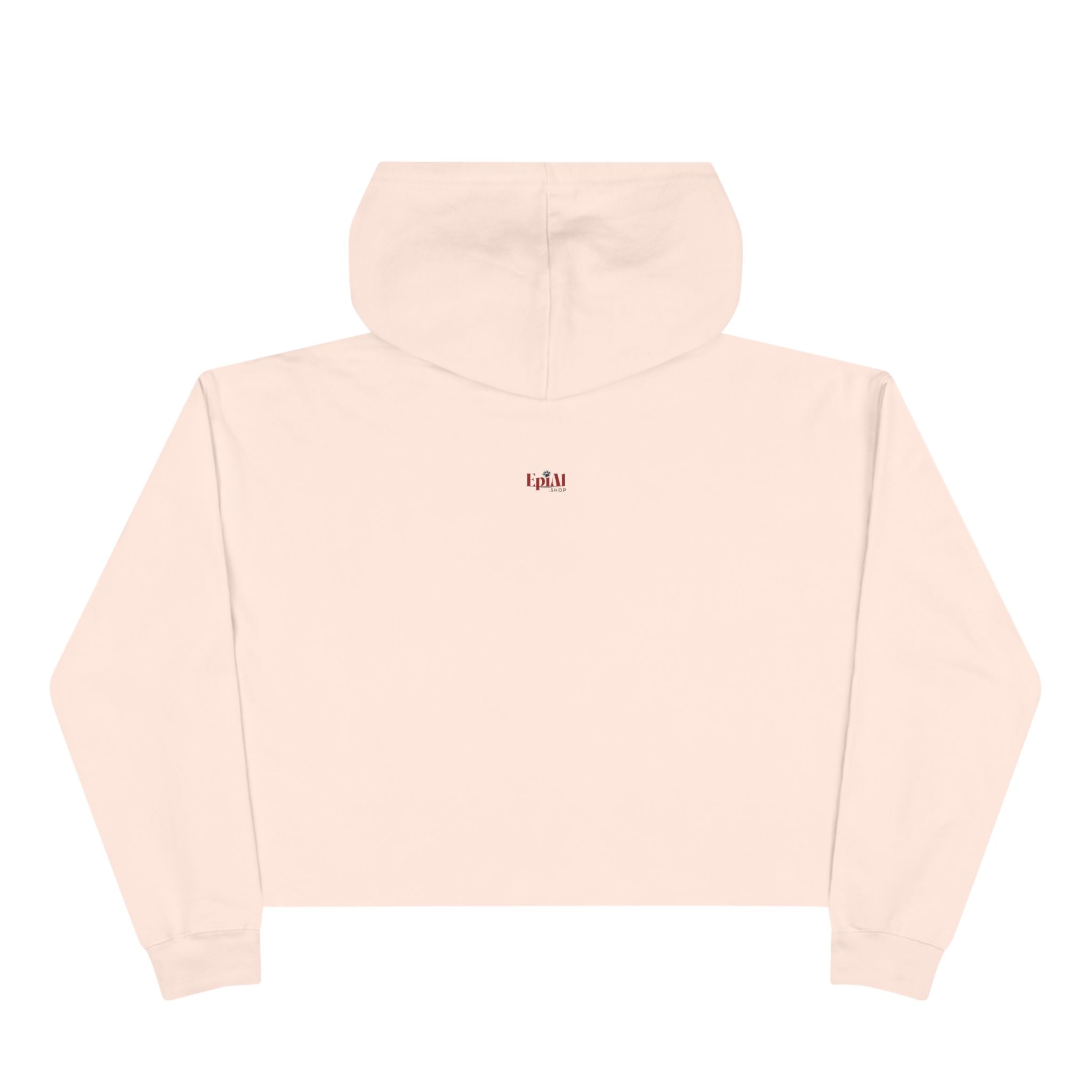Spooky Cat Crop Hoodie for Women