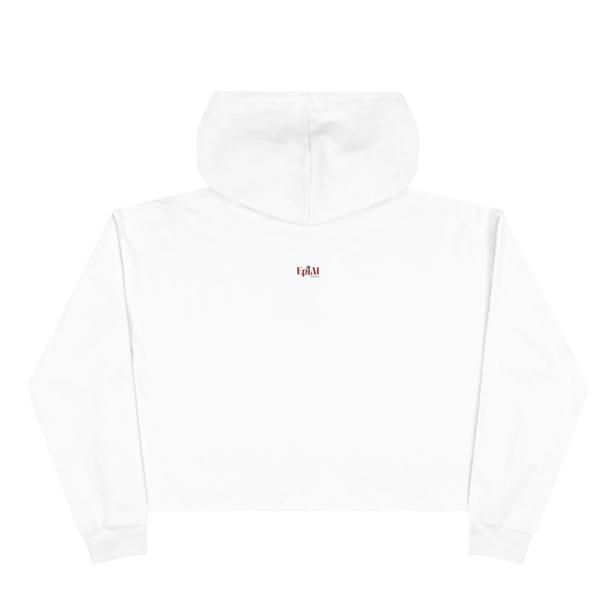 Spooky Cat Crop Hoodie for Women