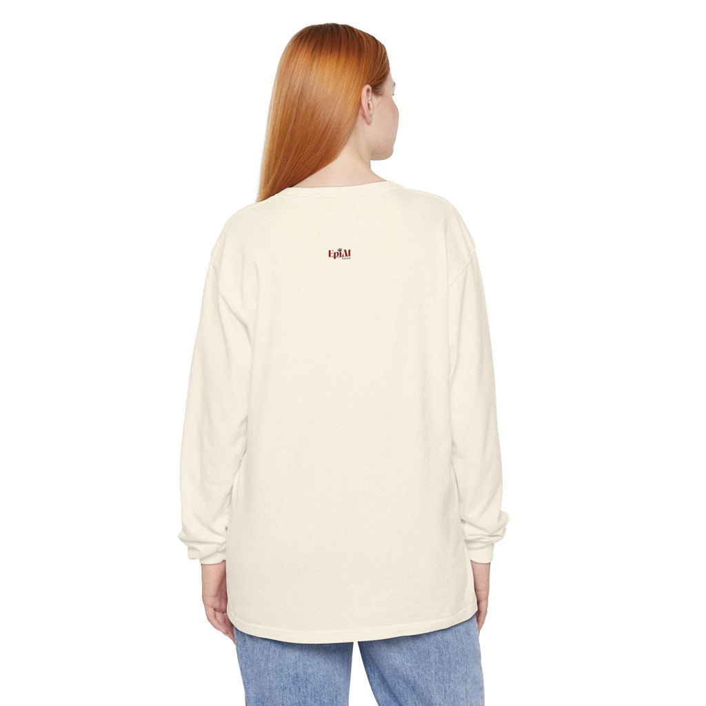 Spooky Cat Grim Reaper Long-Sleeve T-Shirt – Perfect for Halloween Fans