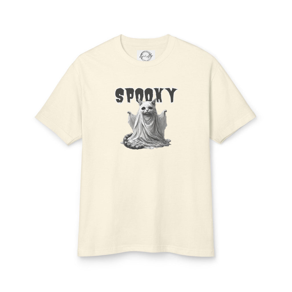 Spooky Ghost Kitty Halloween Unisex Tee