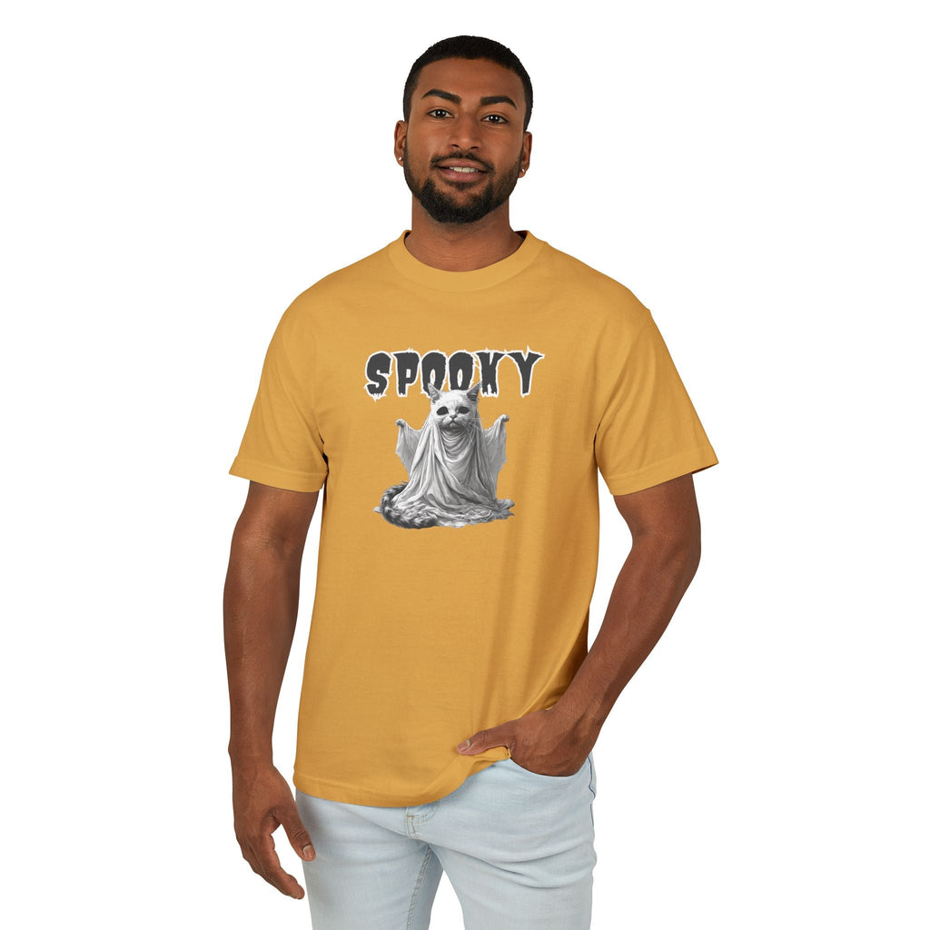 Spooky Ghost Kitty Halloween Unisex Tee