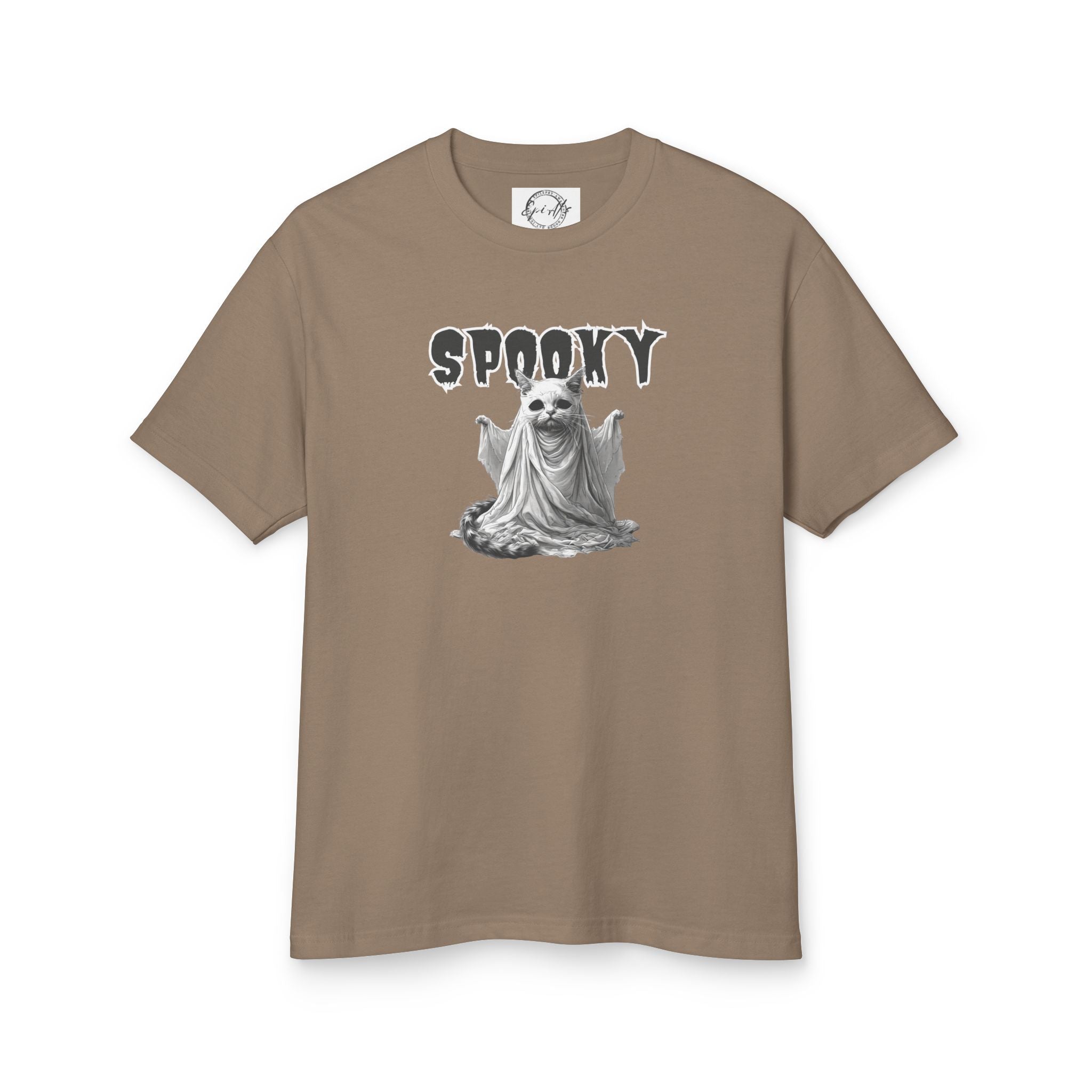 Spooky Ghost Kitty Halloween Unisex Tee