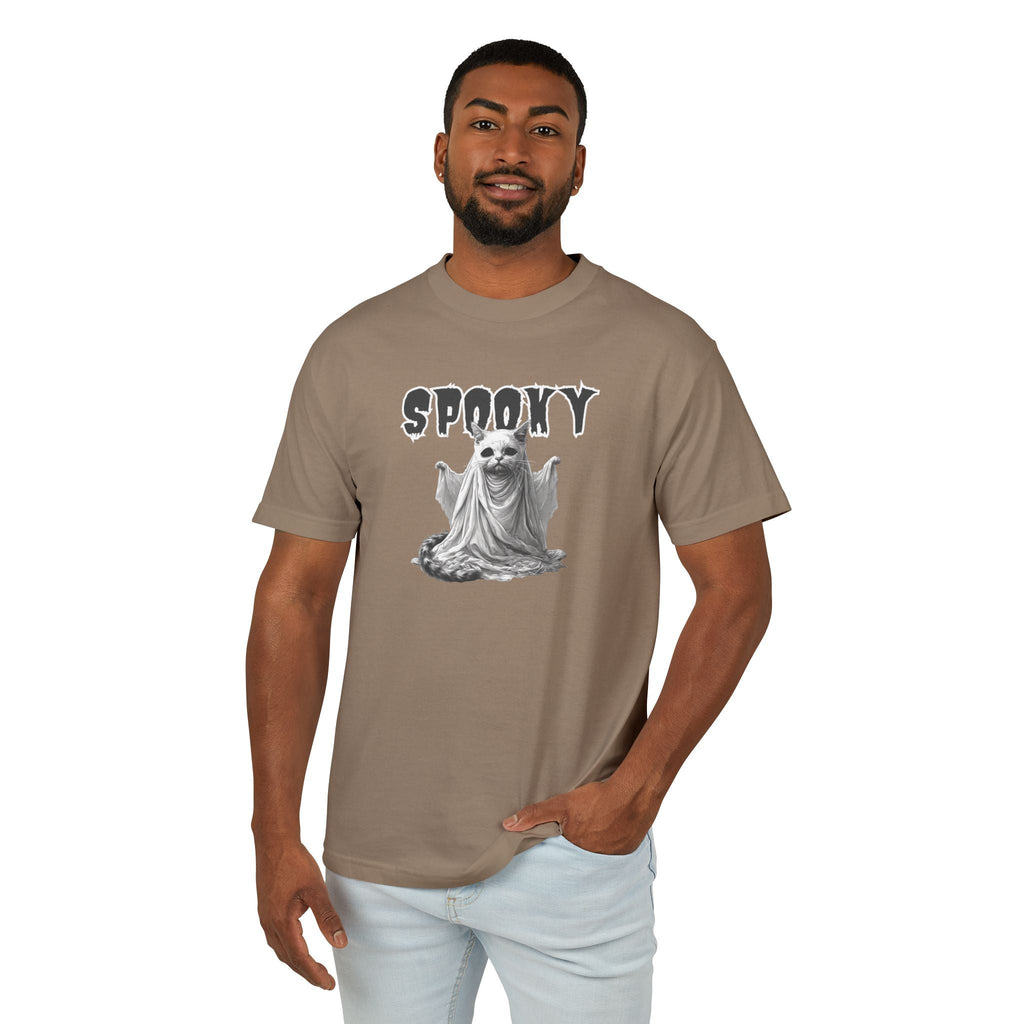 Spooky Ghost Kitty Halloween Unisex Tee