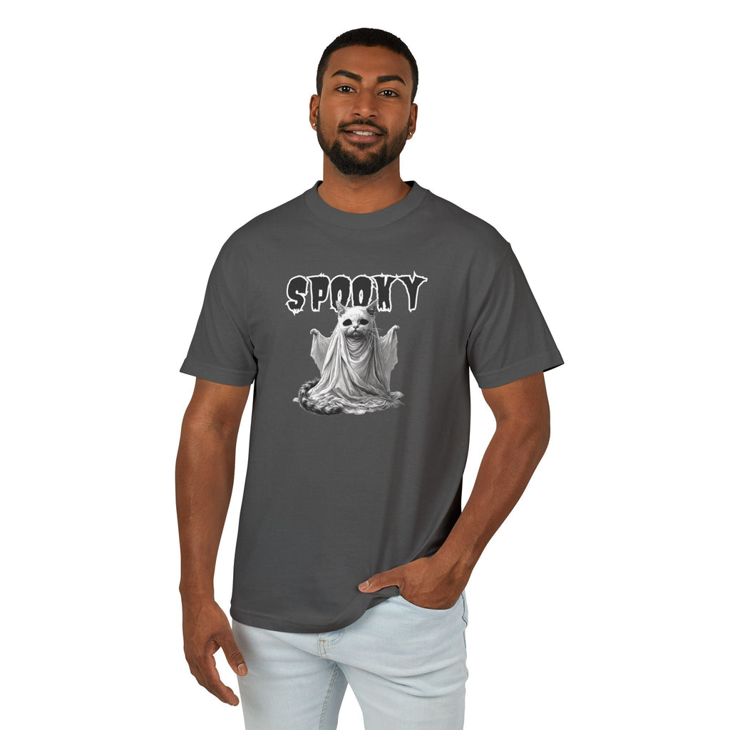Spooky Ghost Kitty Halloween Unisex Tee