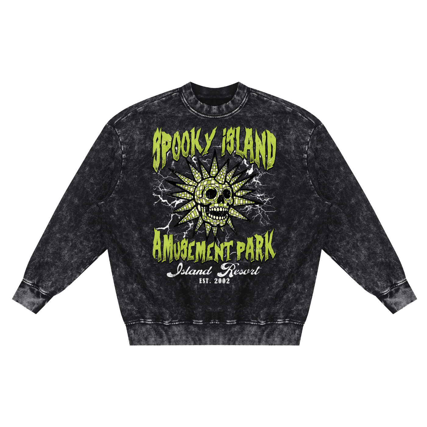 Spooky Island Amusement Park Sweatshirt