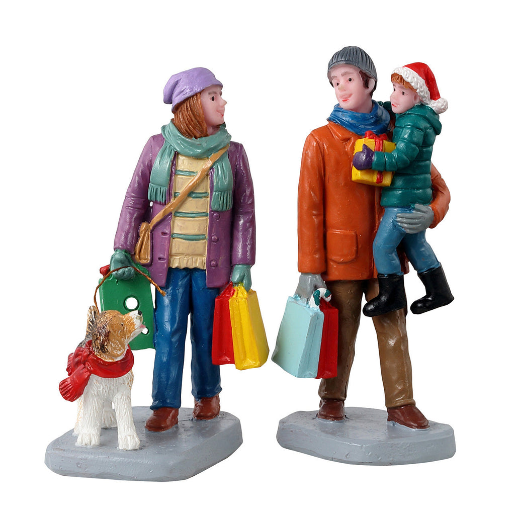 Holiday Shoppers - 2 Piece Set