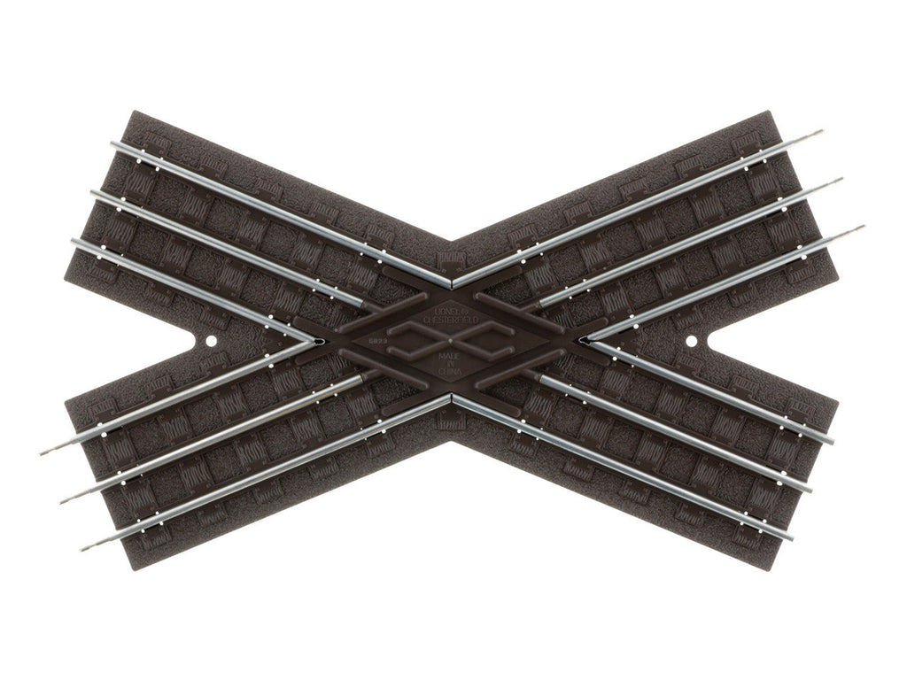 O-Scale O27 Tubular Crossover Track - 45°