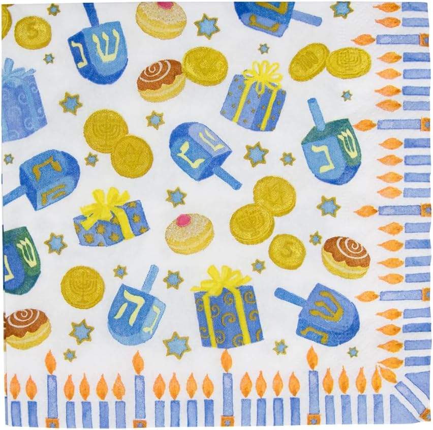 Dreidel, Dreidel, Dreidel Napkin Lunch