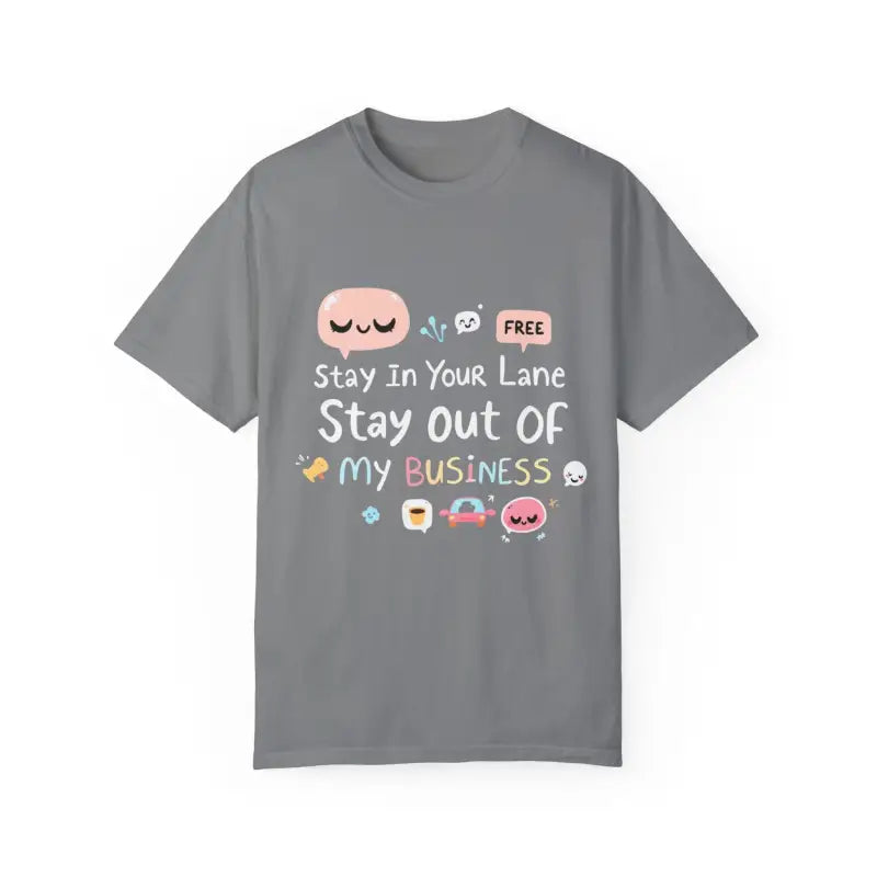 Ocean State Styles T Shirt Cartoon Stay Out Of My Business