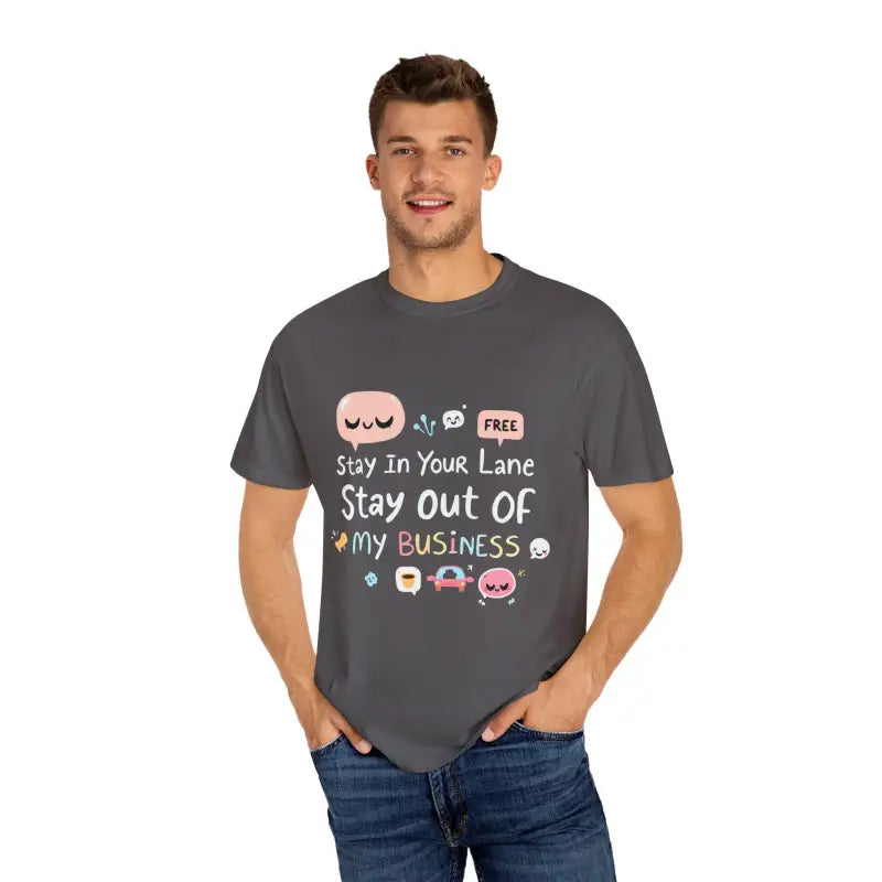 Ocean State Styles T Shirt Cartoon Stay Out Of My Business
