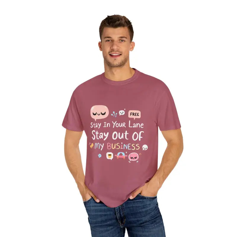 Ocean State Styles T Shirt Cartoon Stay Out Of My Business