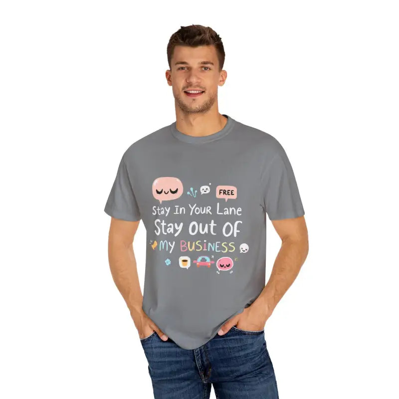Ocean State Styles T Shirt Cartoon Stay Out Of My Business