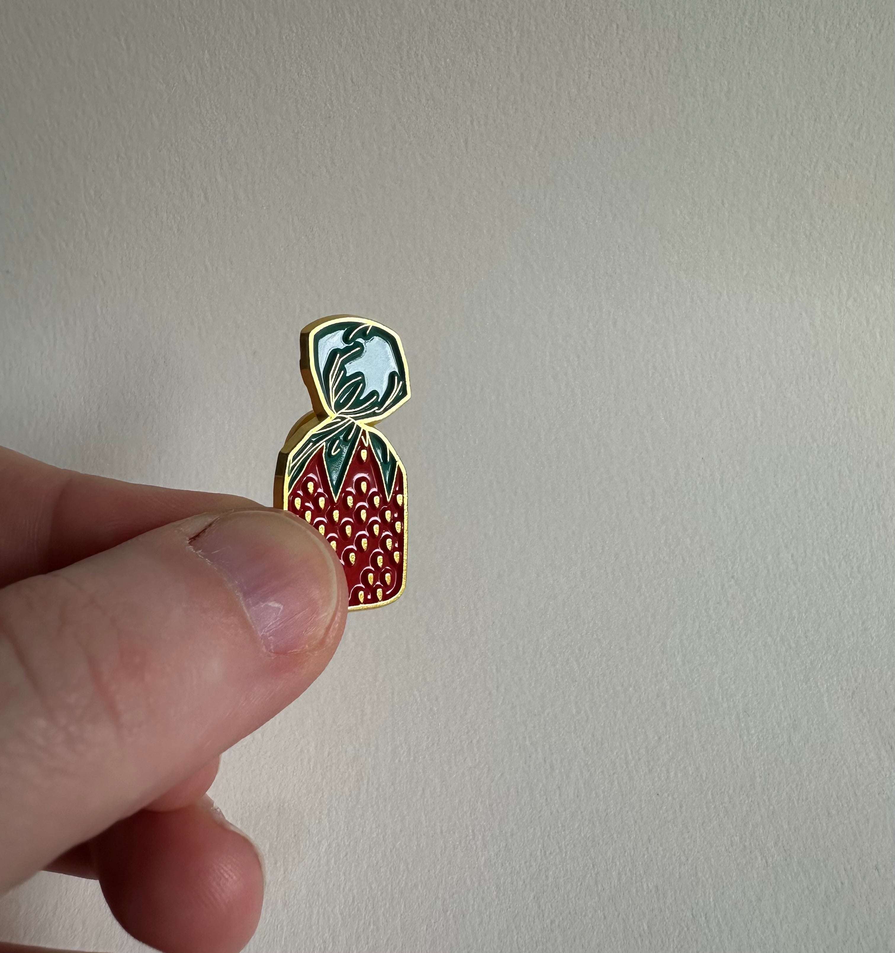 Strawberry Candy Enamel Pin