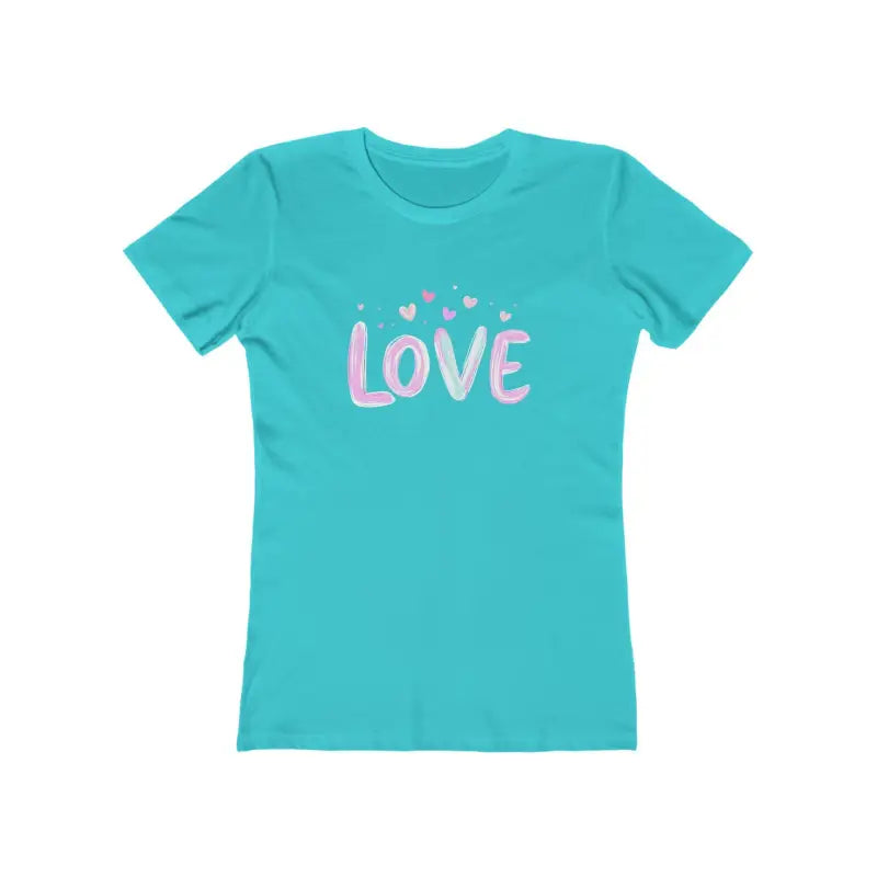 Ocean State Styles T Shirt Love Graphic Women Short Sleeve