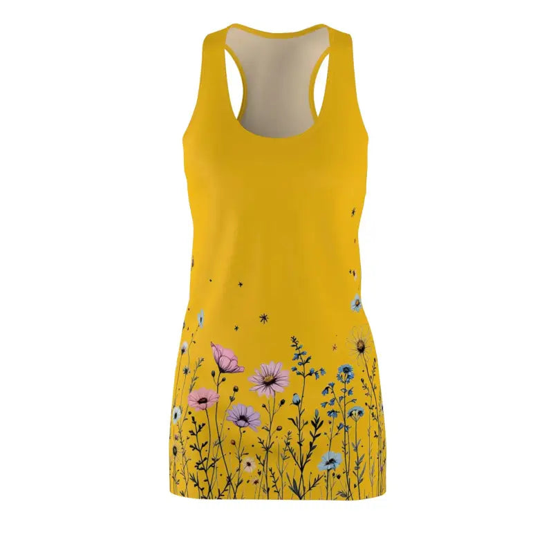 Ocean State Styles Tank Dress Sleeveless Floral Print