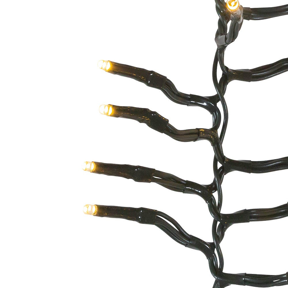 3000-Light Warm White LED Cluster Light Set