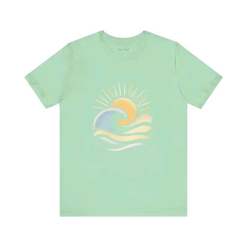 Ocean State Styles T Shirt Sun And Wave Beach Vibes