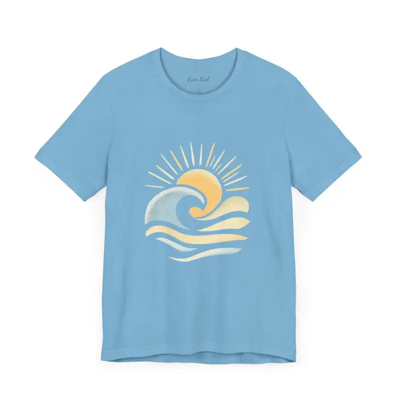 Ocean State Styles T Shirt Sun And Wave Beach Vibes